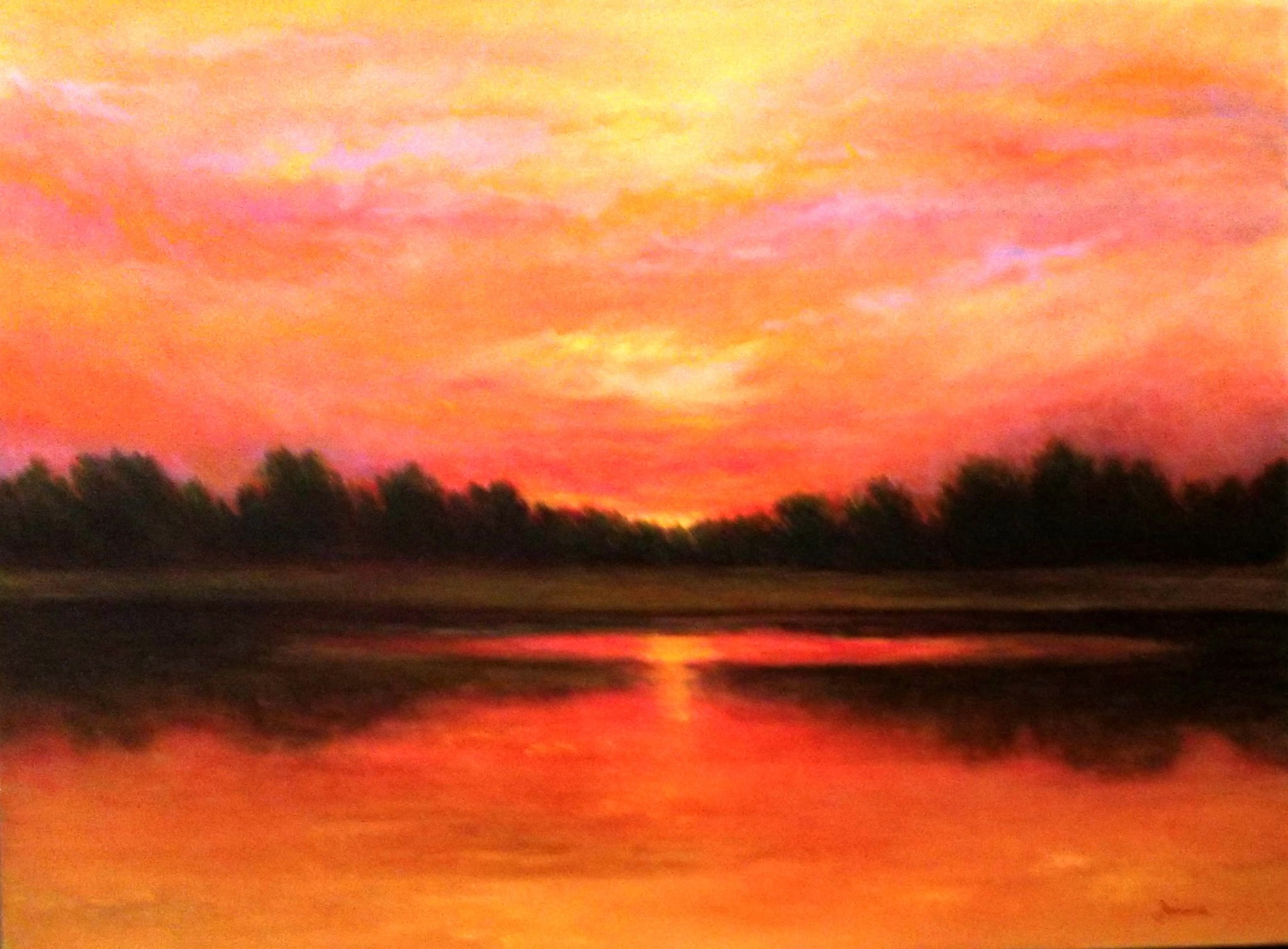 Volga River Sunset