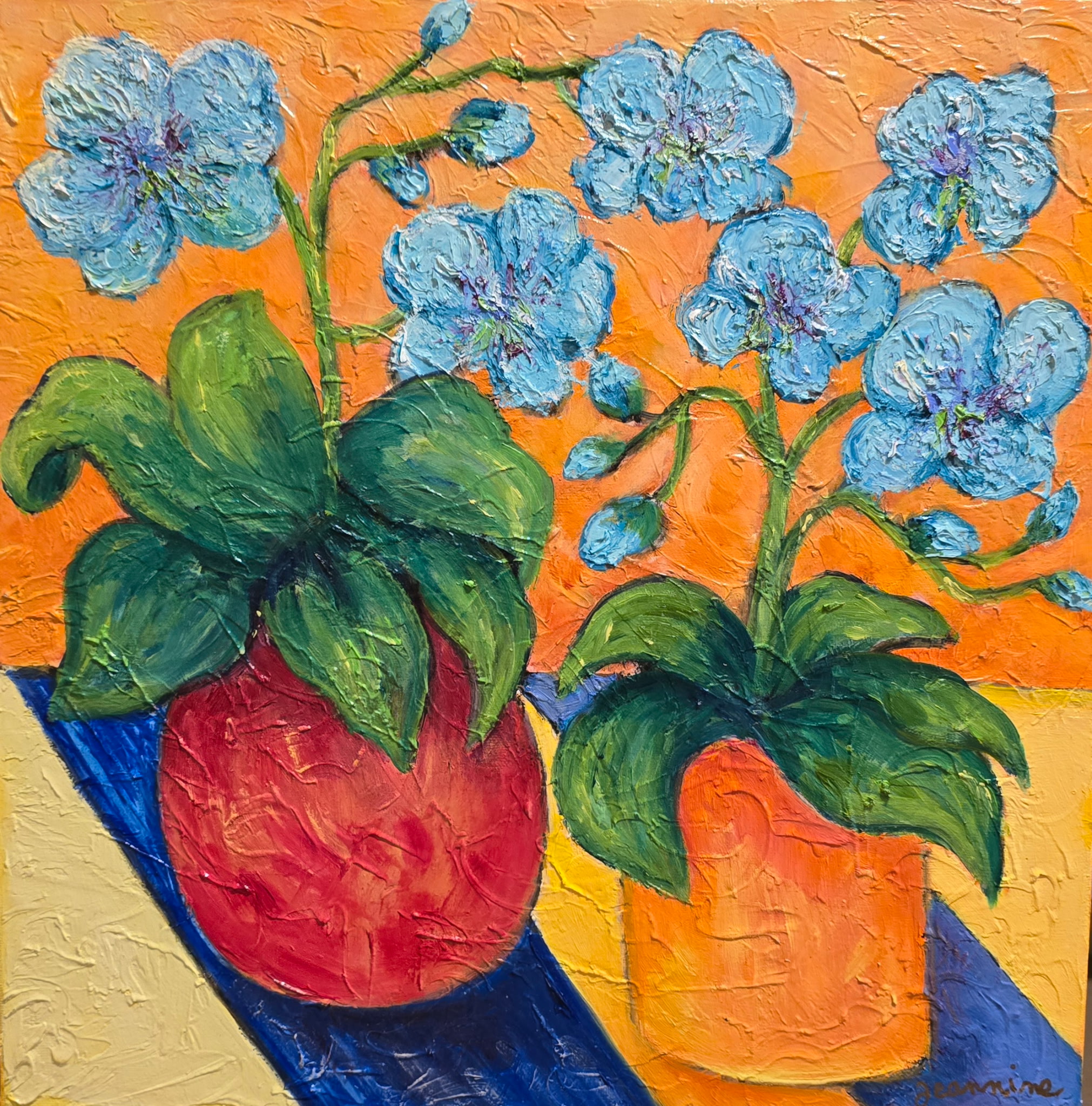 Blue Orchids