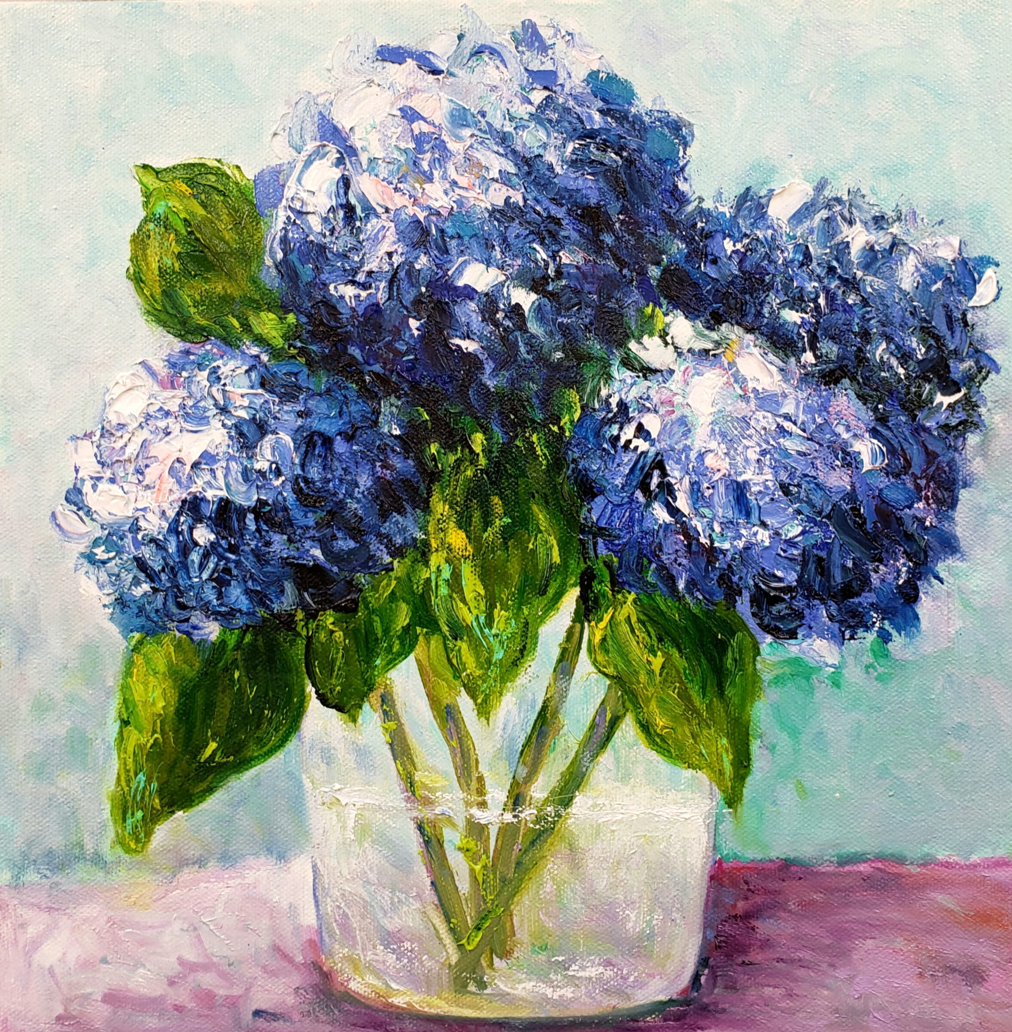 Blue Hydrangeas